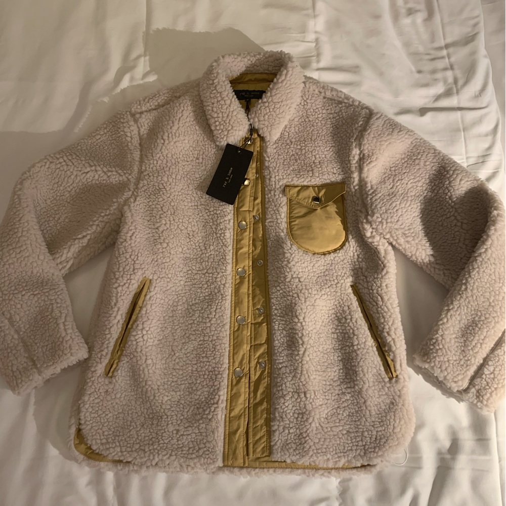 Rag & bone Elliot Sherpa Shirt Jacket